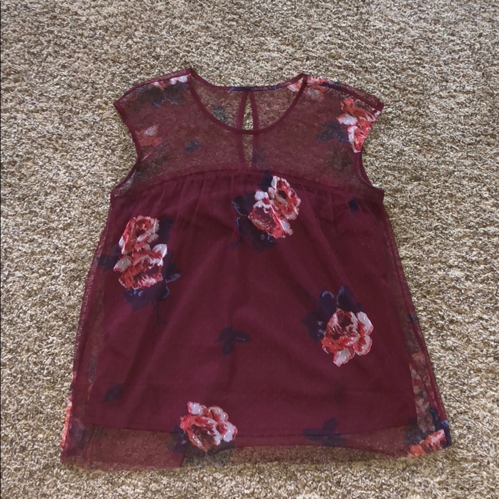 Women’s floral tank top